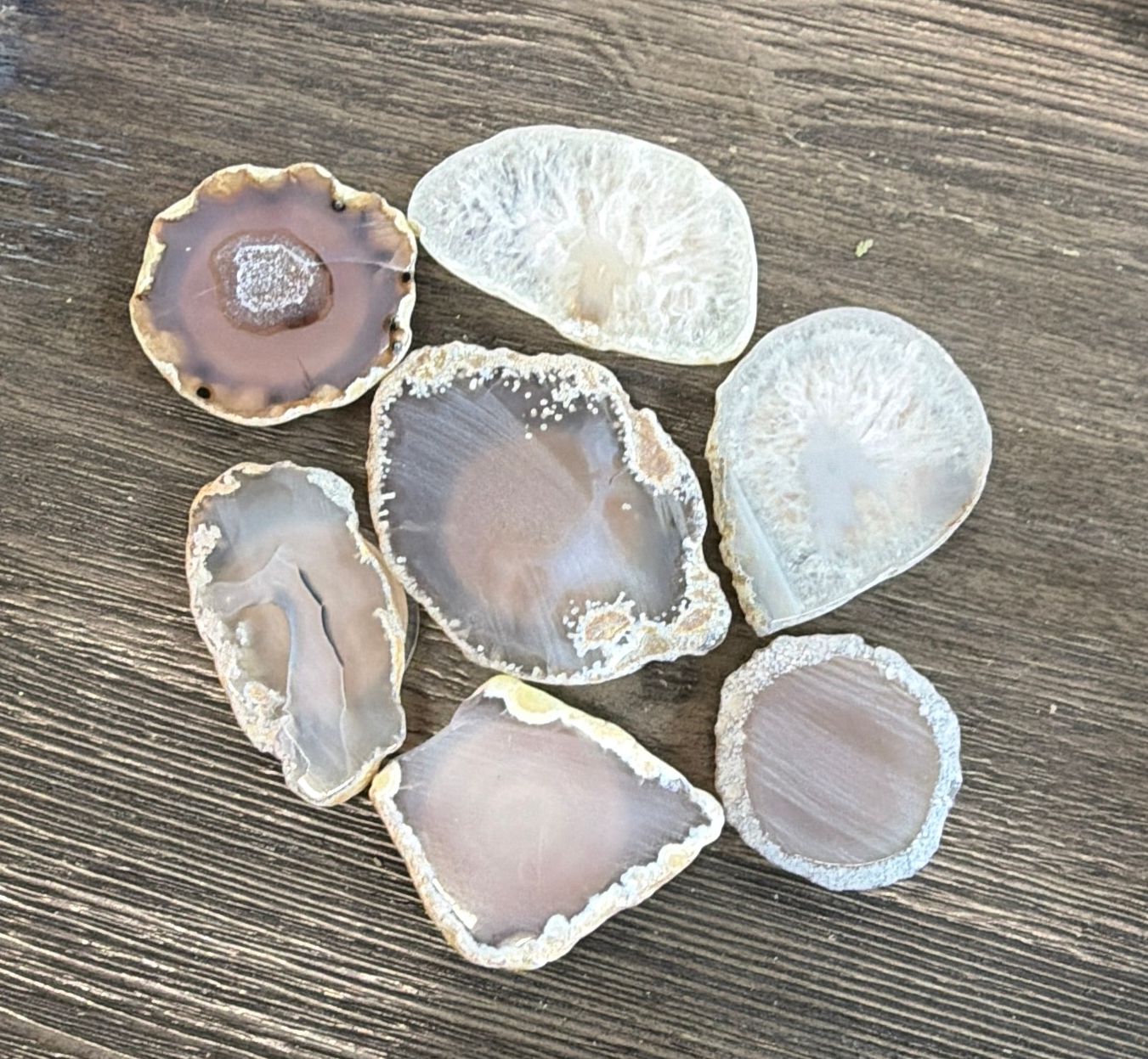 Natural Agate Cell Phone Grip