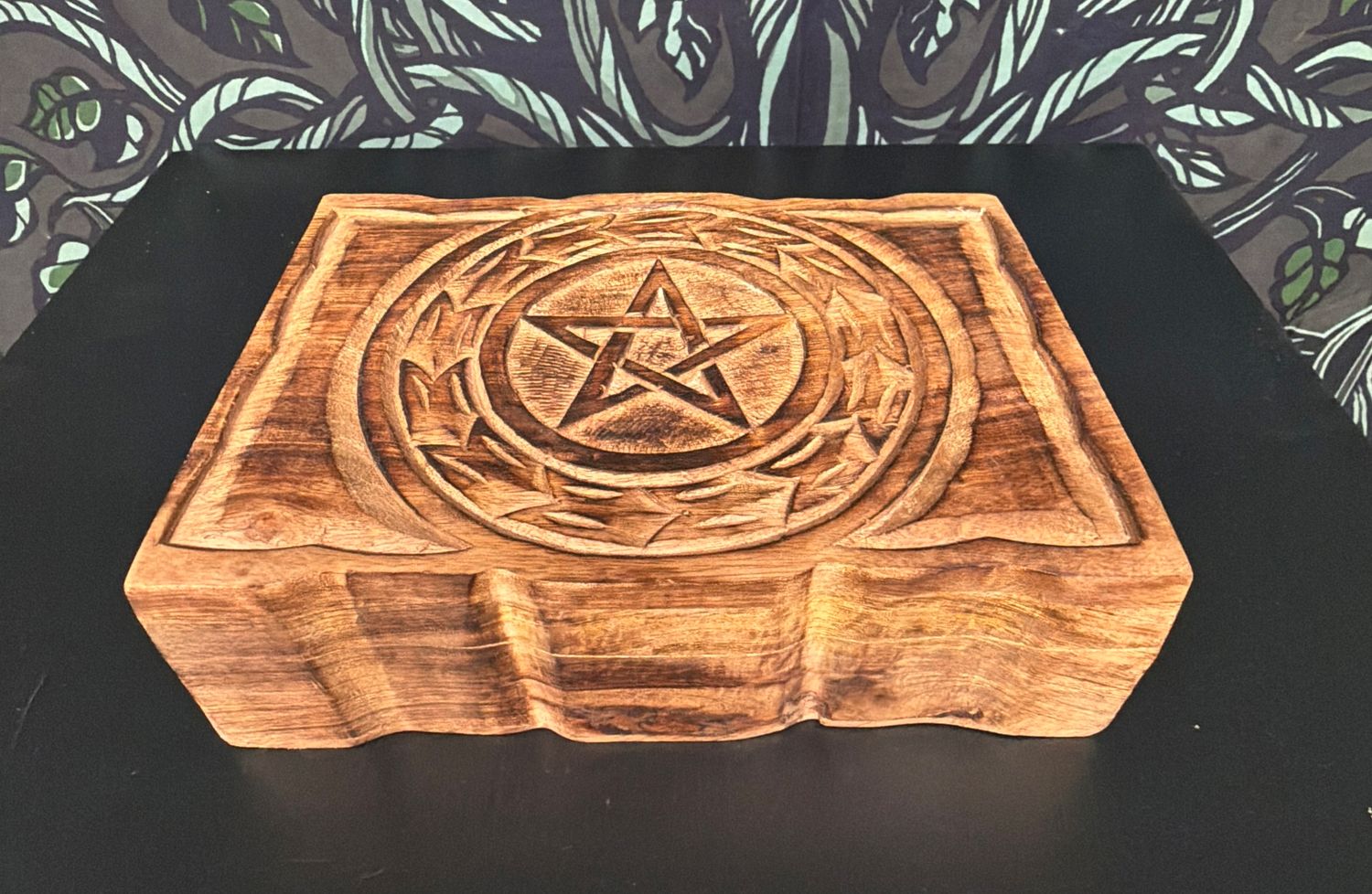Pentacle Wood Box
