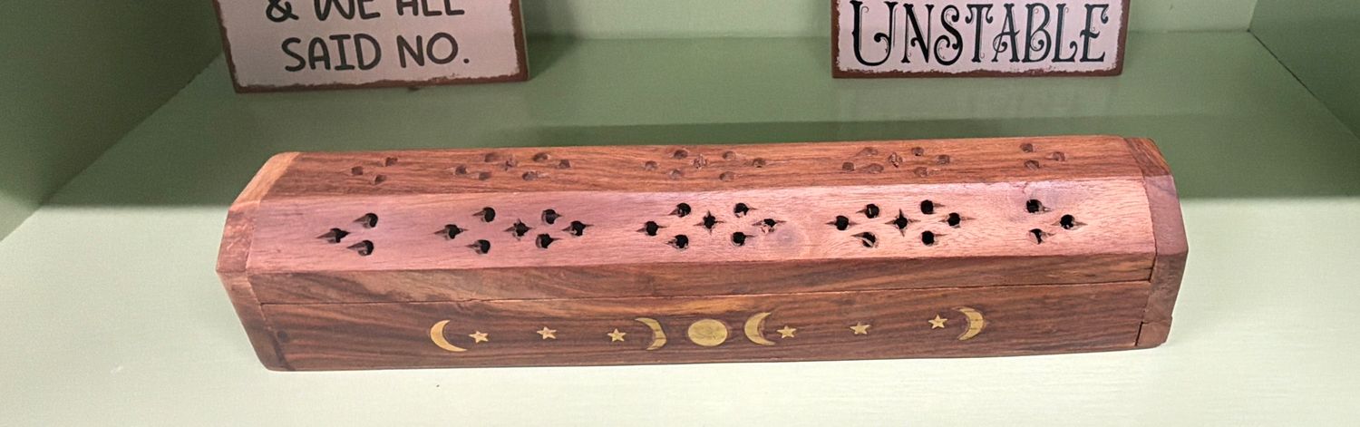 Triple Moon Incense Coffiin