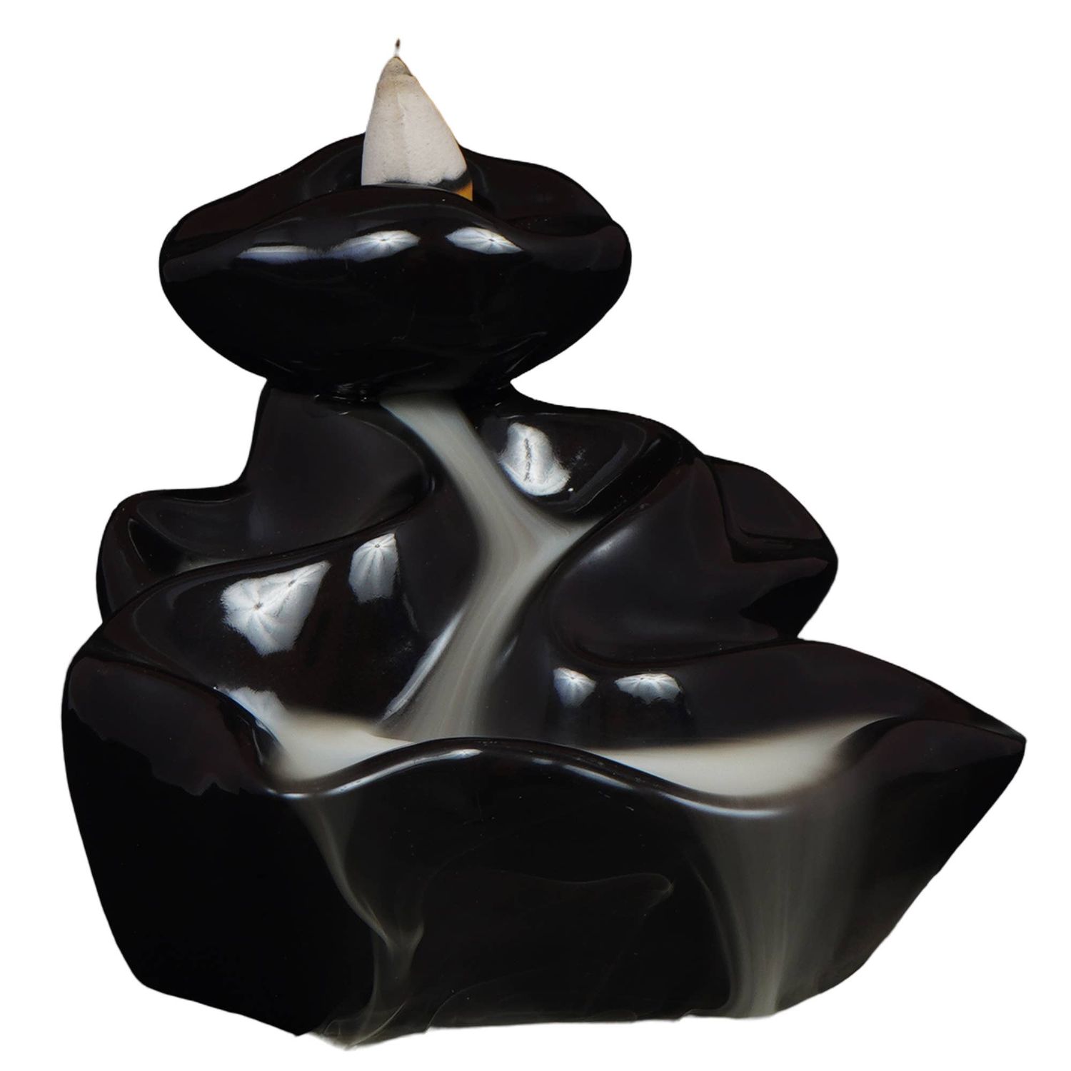 River Porcelain Back Flow Incense Burner