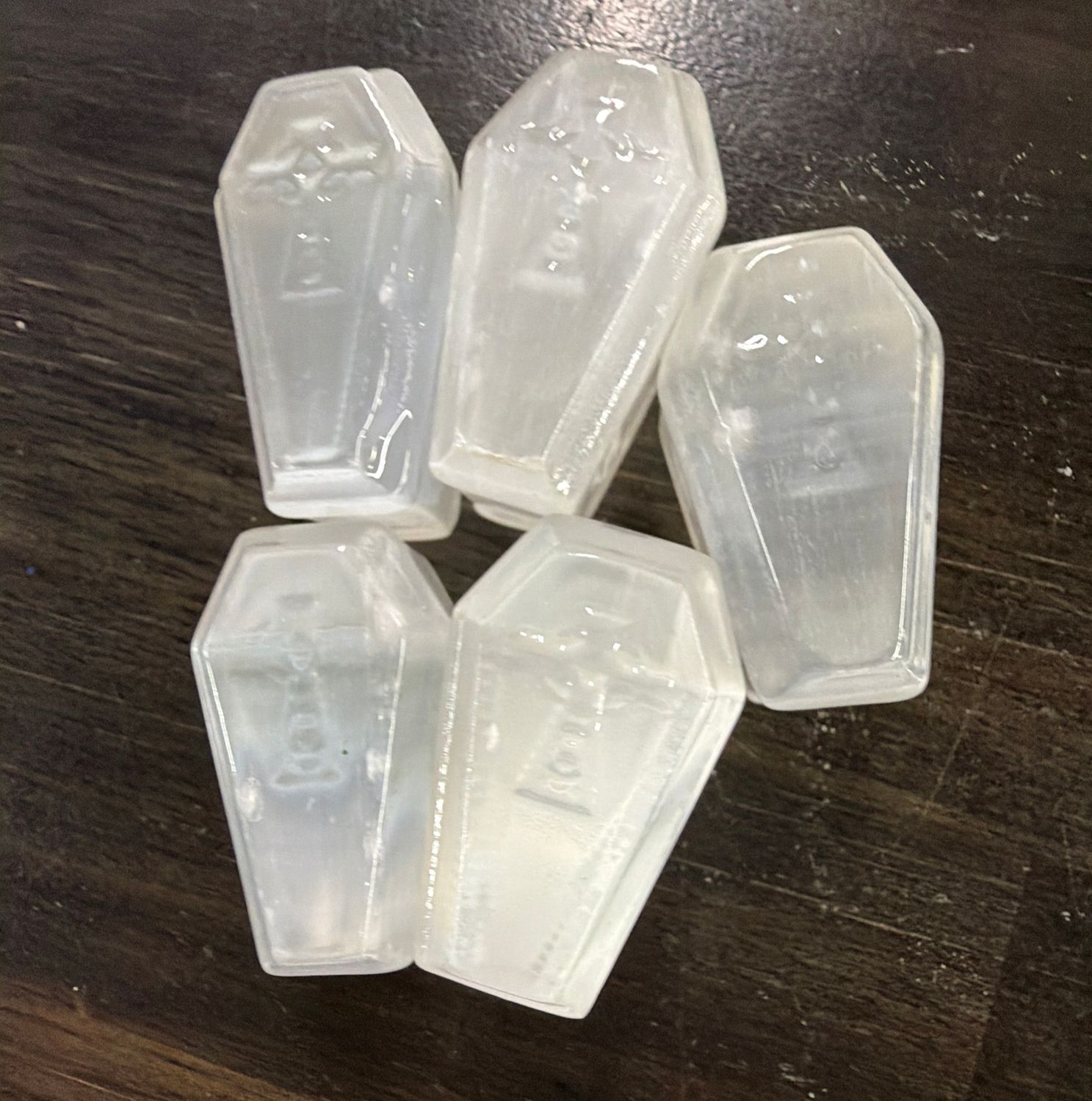Halloween Mini Selenite Coffins