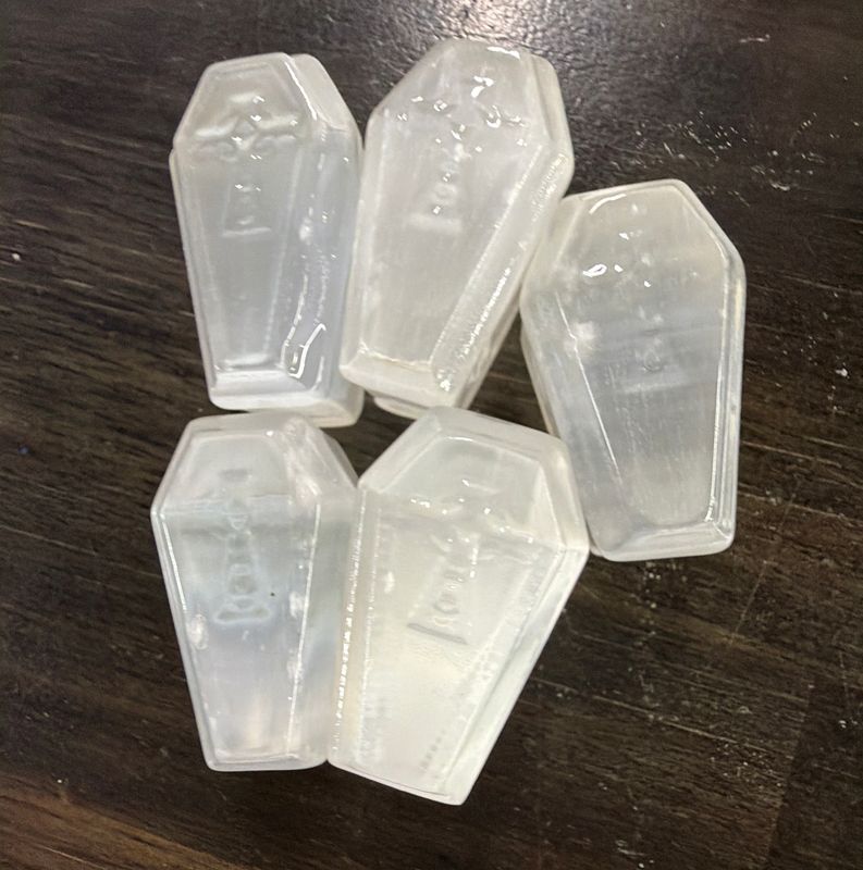 Halloween Mini Selenite Coffins