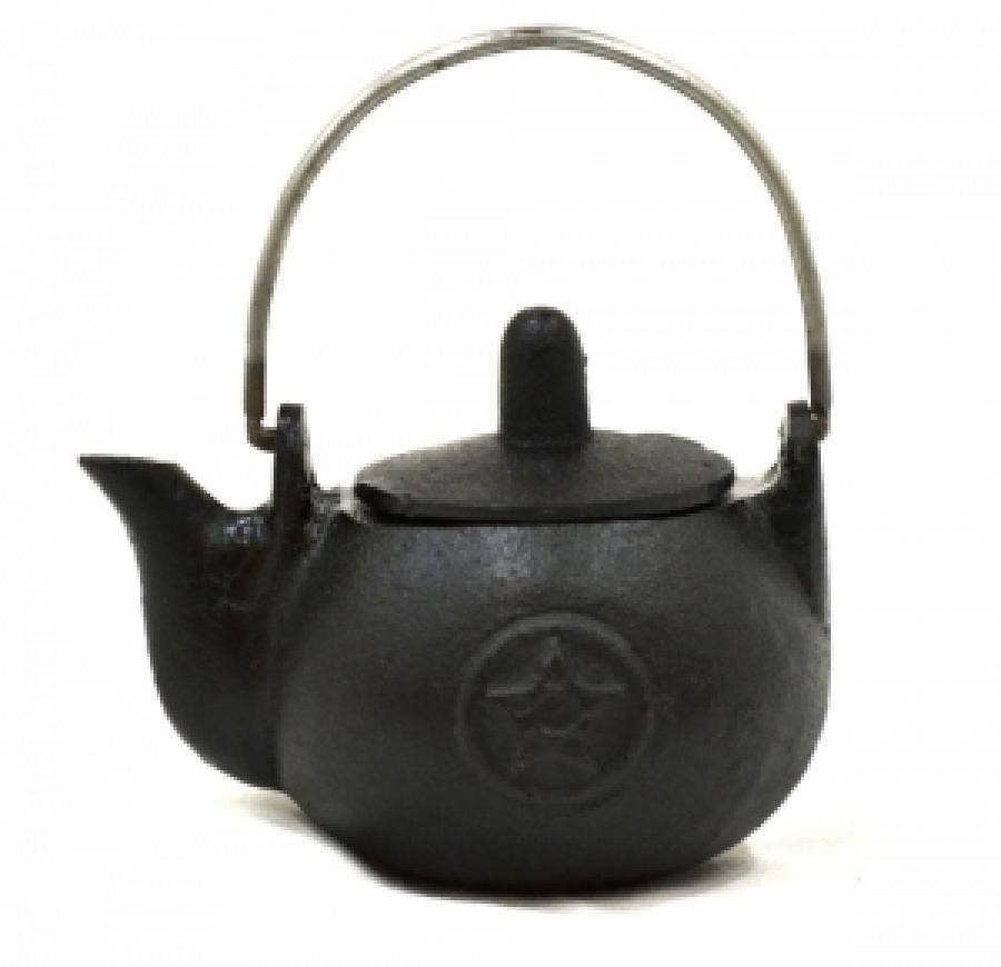 Pentacle Cast Iron Kettle Look Cauldron 4" L