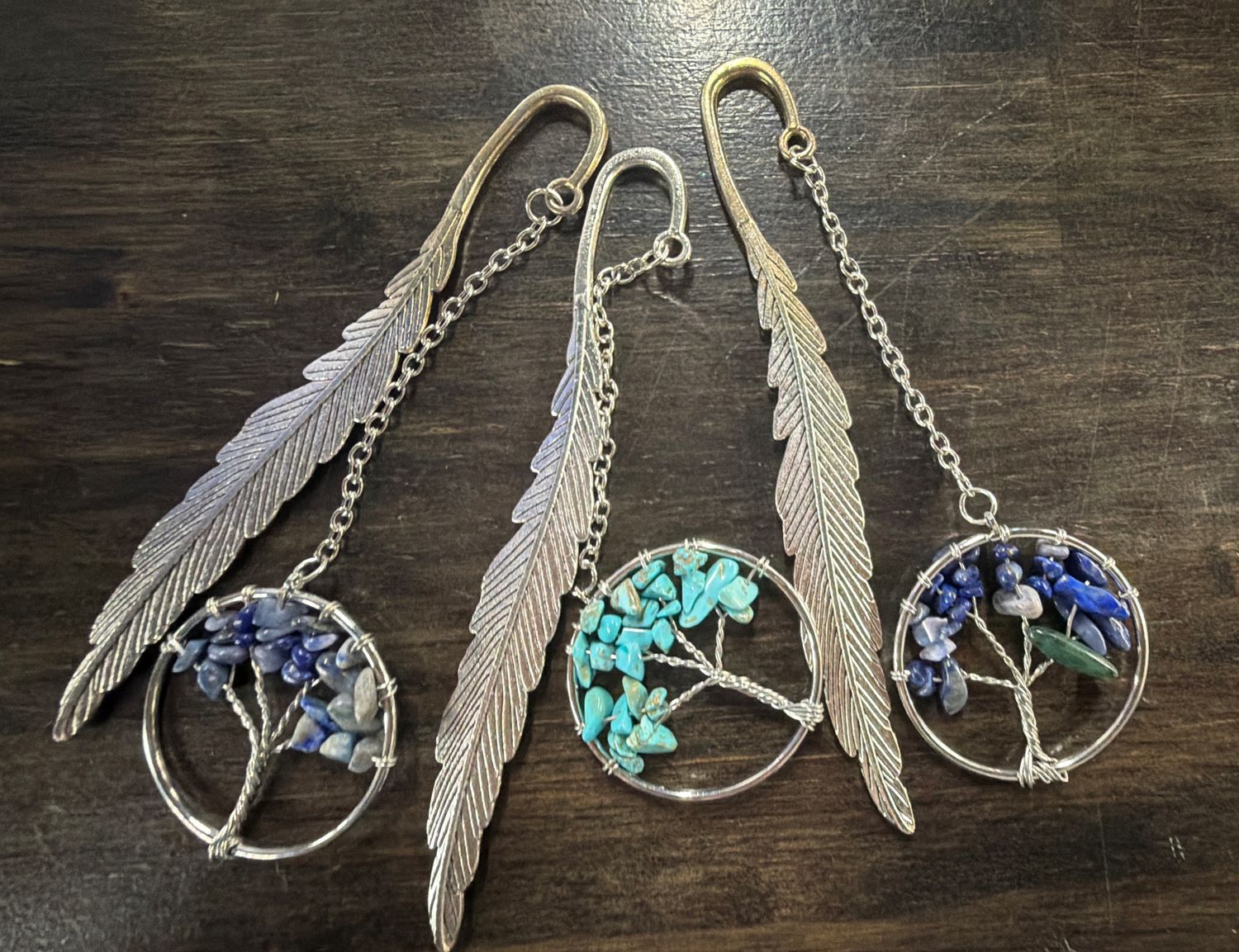 Tree/Feather Bookmark