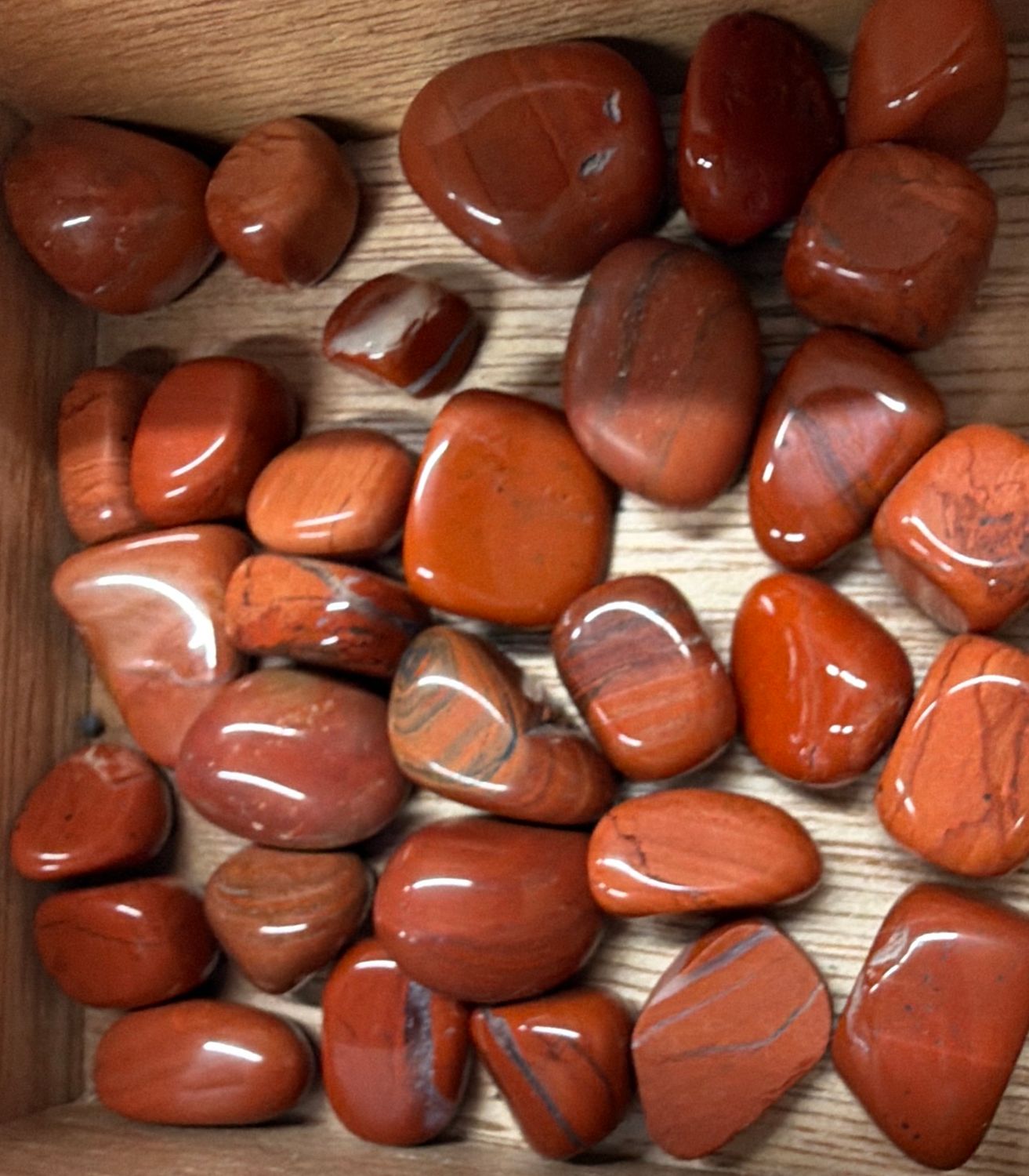 Red Jasper tumbles