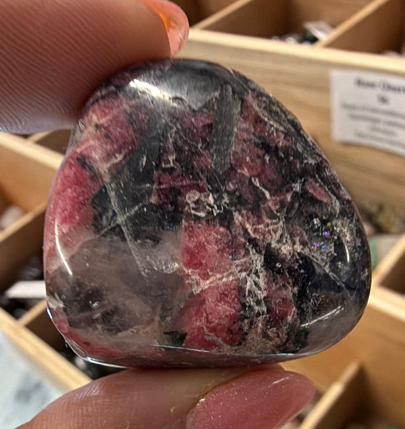 Rhodonite Tumbles