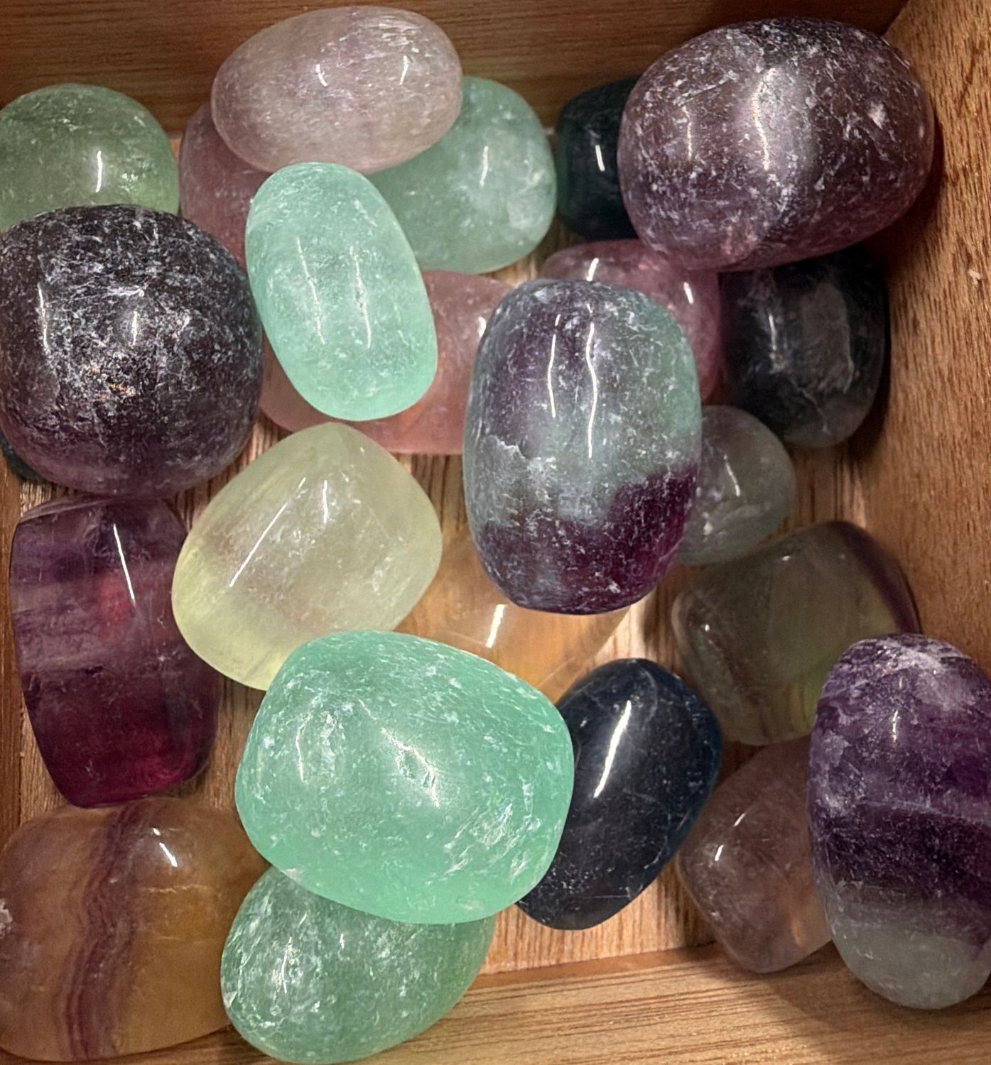 Fluorite Tumbles