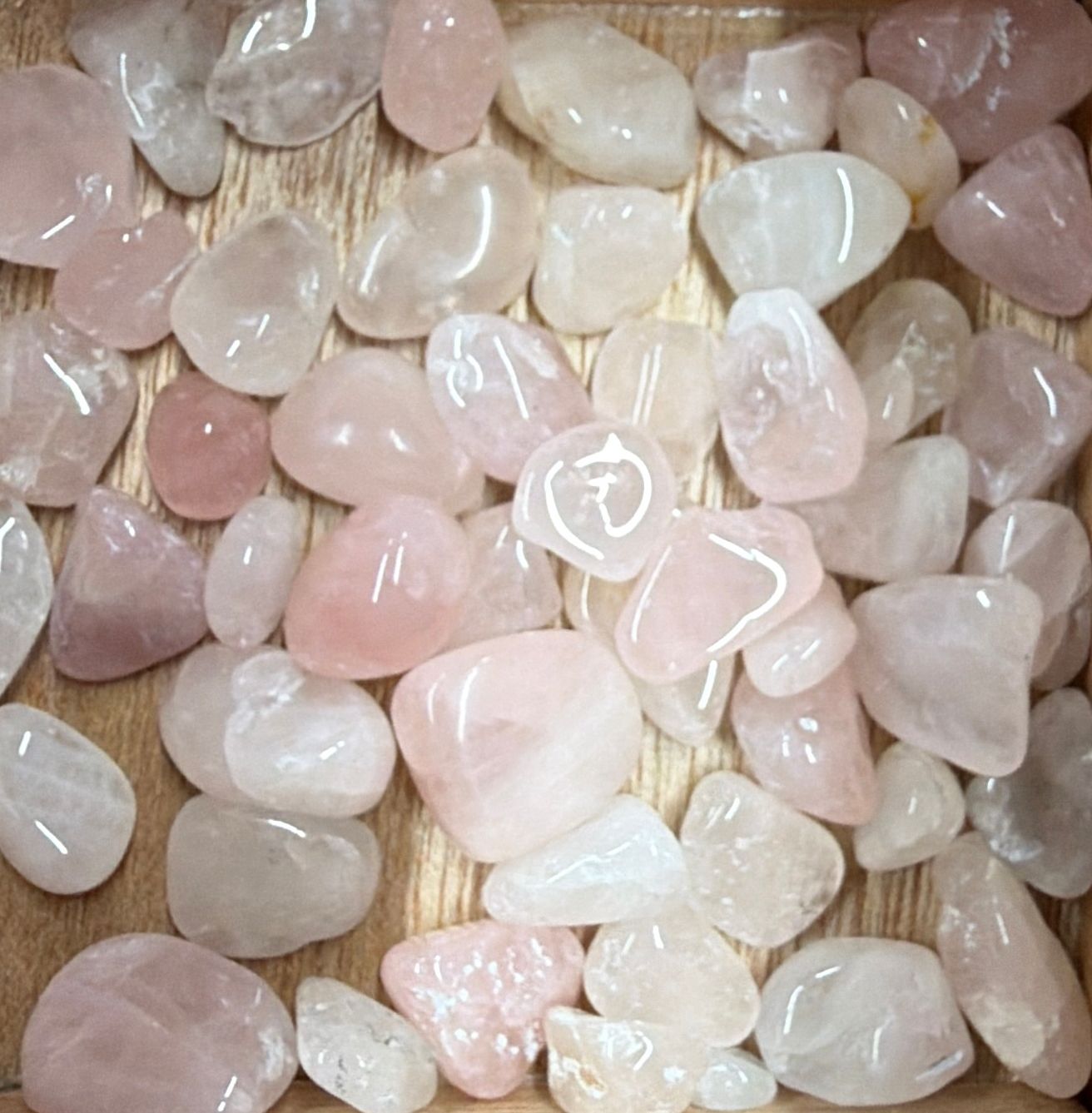 Rose Quartz Tumbles.