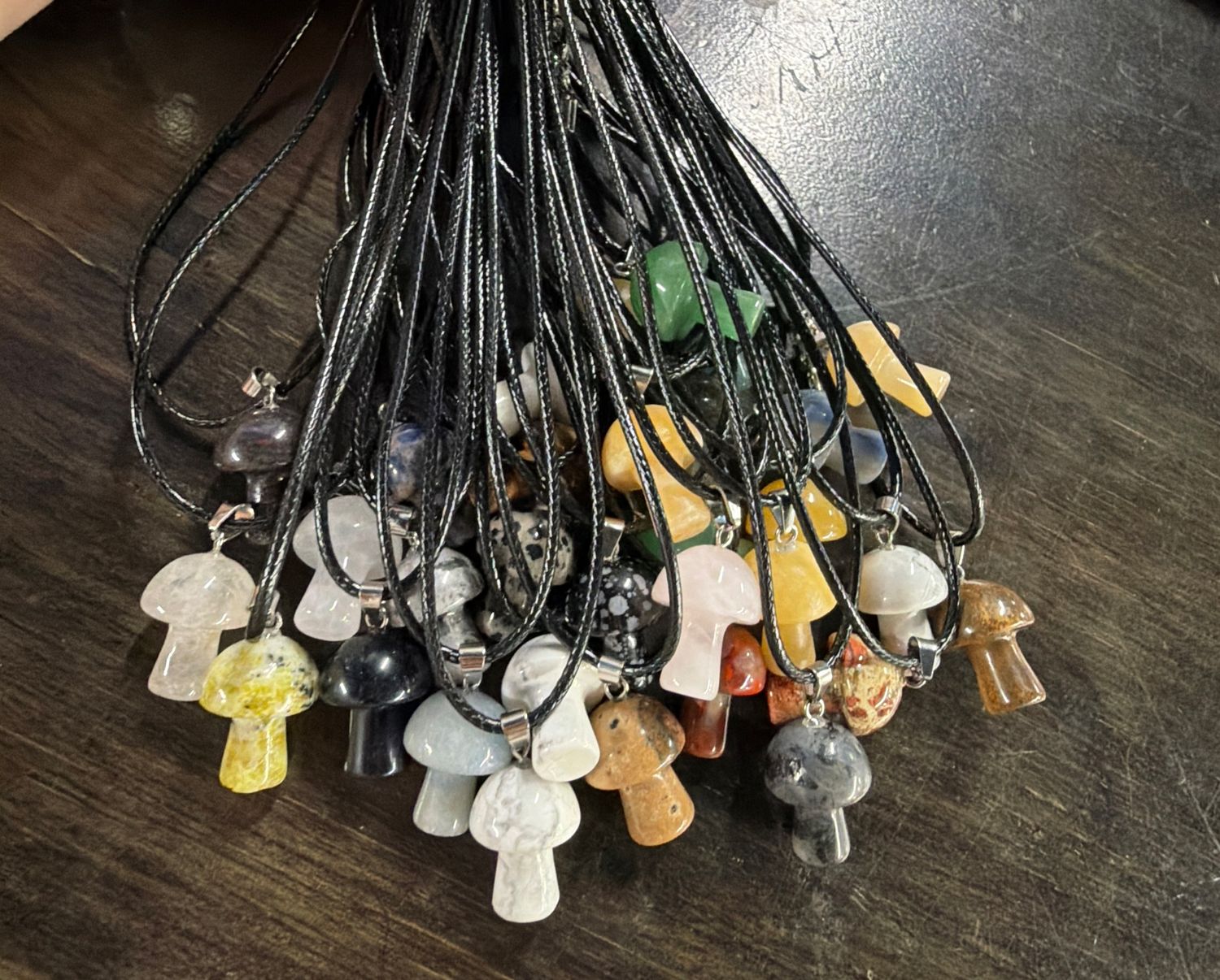 Mini Mushroom Necklace