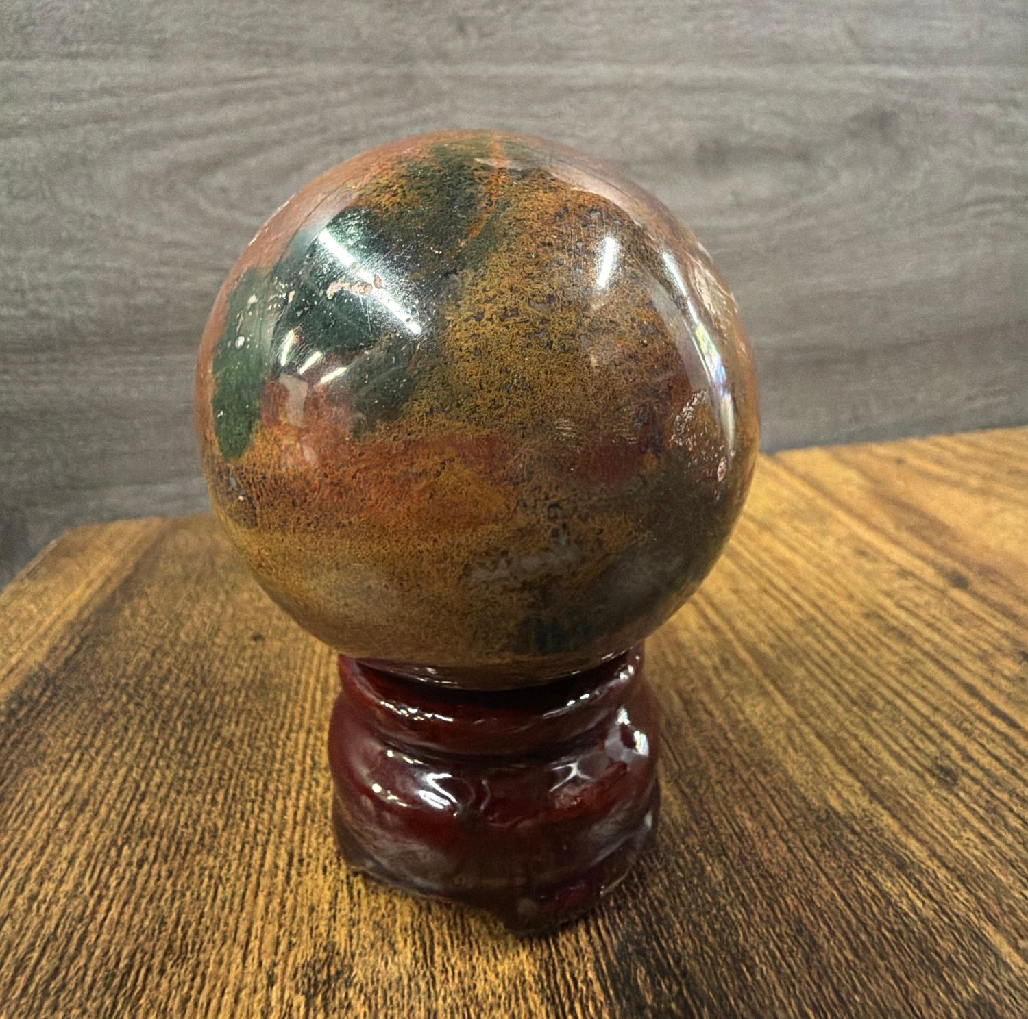 Ocean Jasper Sphere