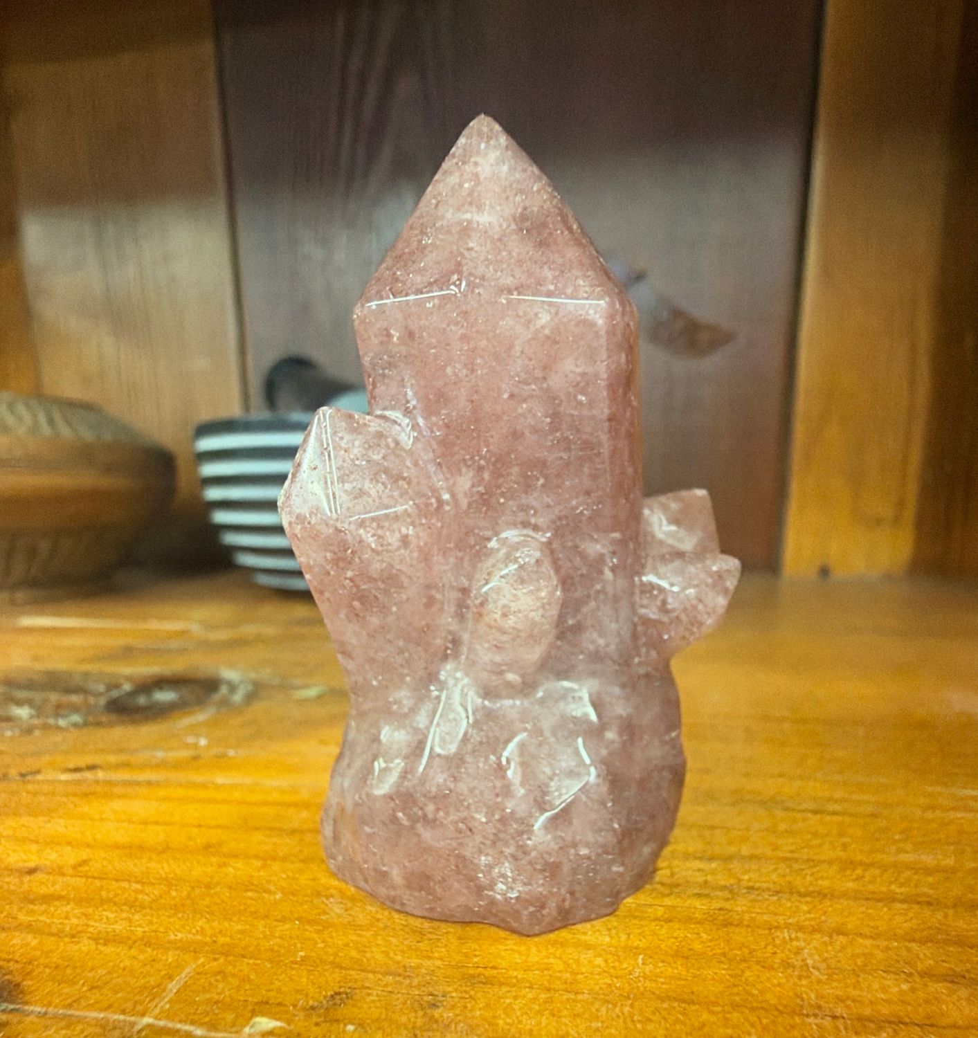 Strawberry Quartz Carving Crystals