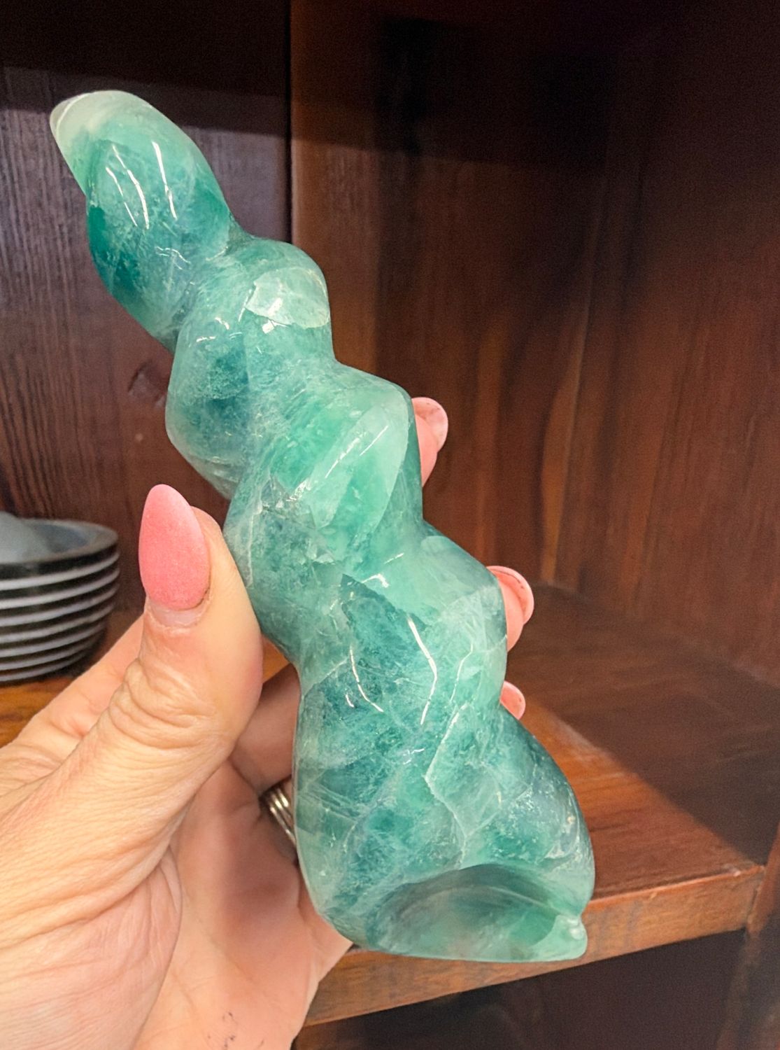 Fluorite Shell Horn