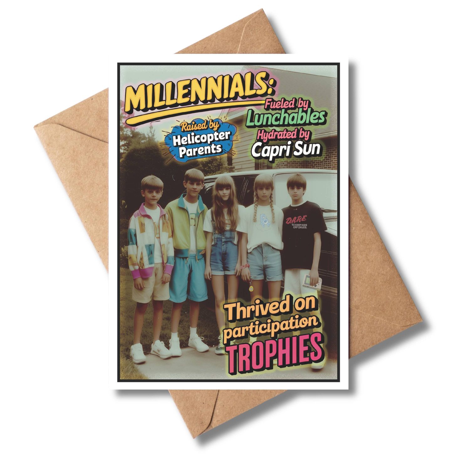 Funny Cards, Funny Birthday  Cards Unique Him Her Millennial