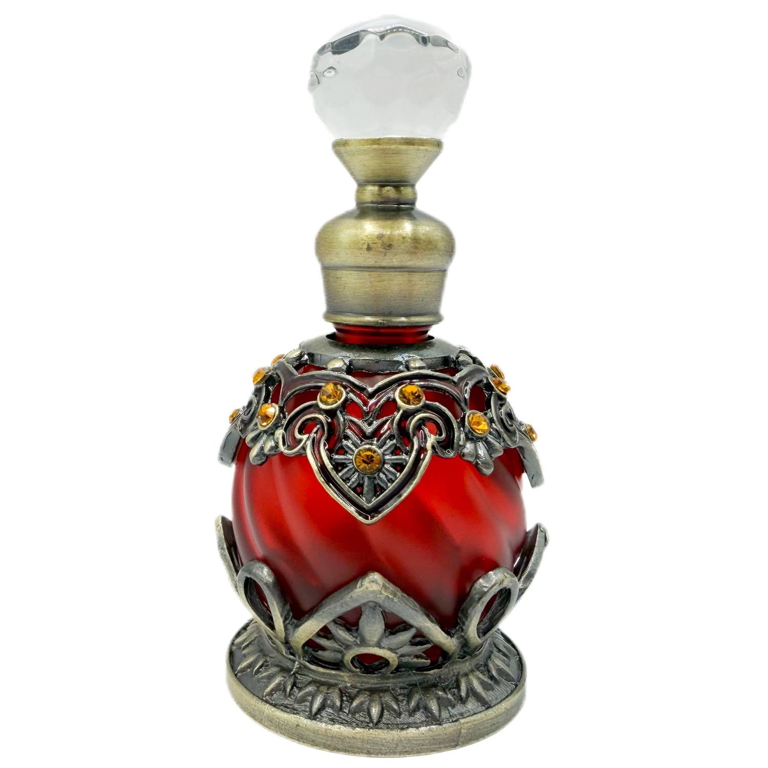 Perfume Bottle - Style 16 - Wine/Orange