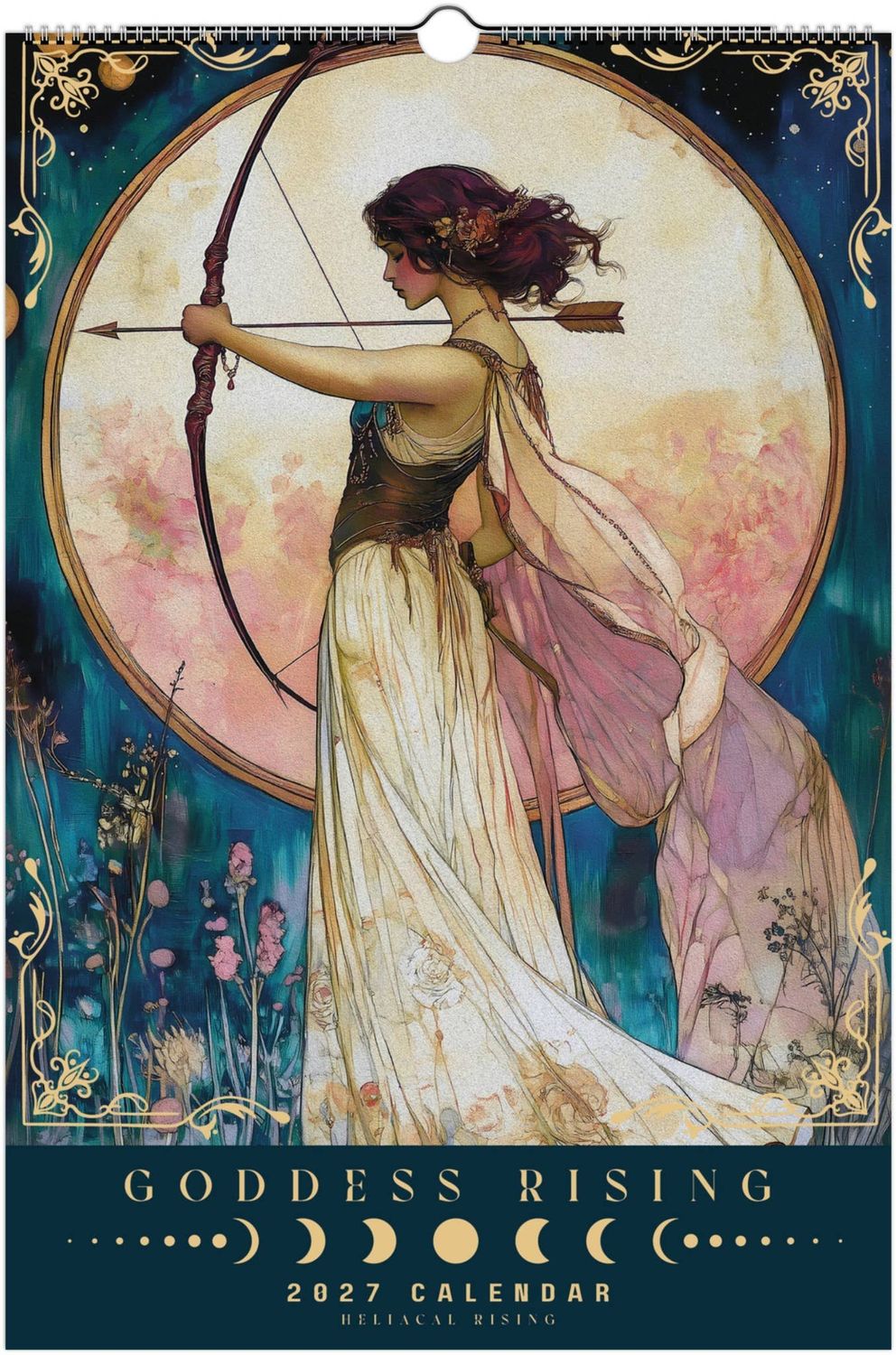 Goddess Rising 2027 Art Nouveau Goddess Wall Calendar