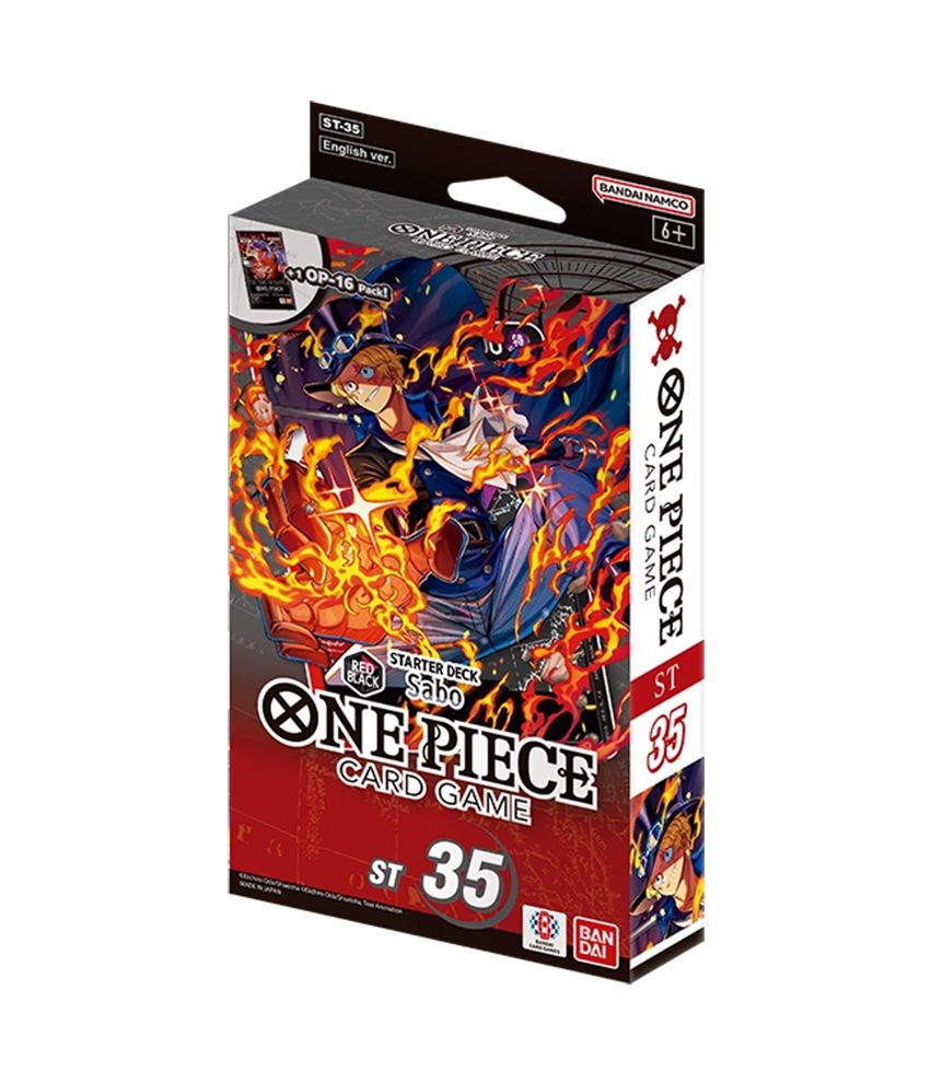 One Piece Card Game: Red/Black Sabo [ST-35] – Starter Deck