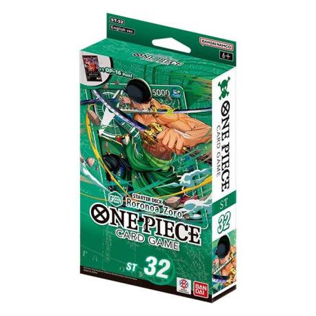 One Piece Card Game: Green Roronoa Zoro [ST-32] – Starter Deck