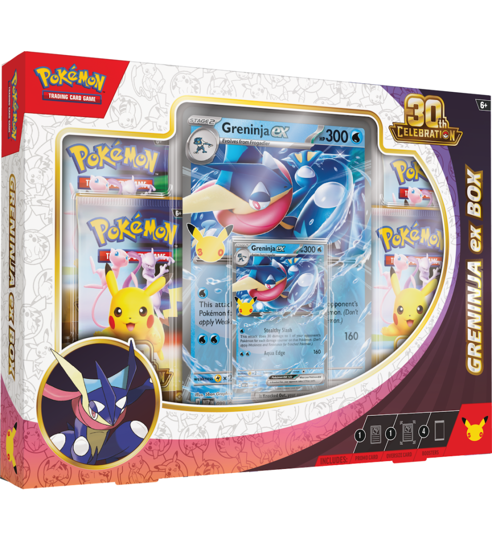 Pokémon TCG: 30th Celebration - Ex Box Greninja ex