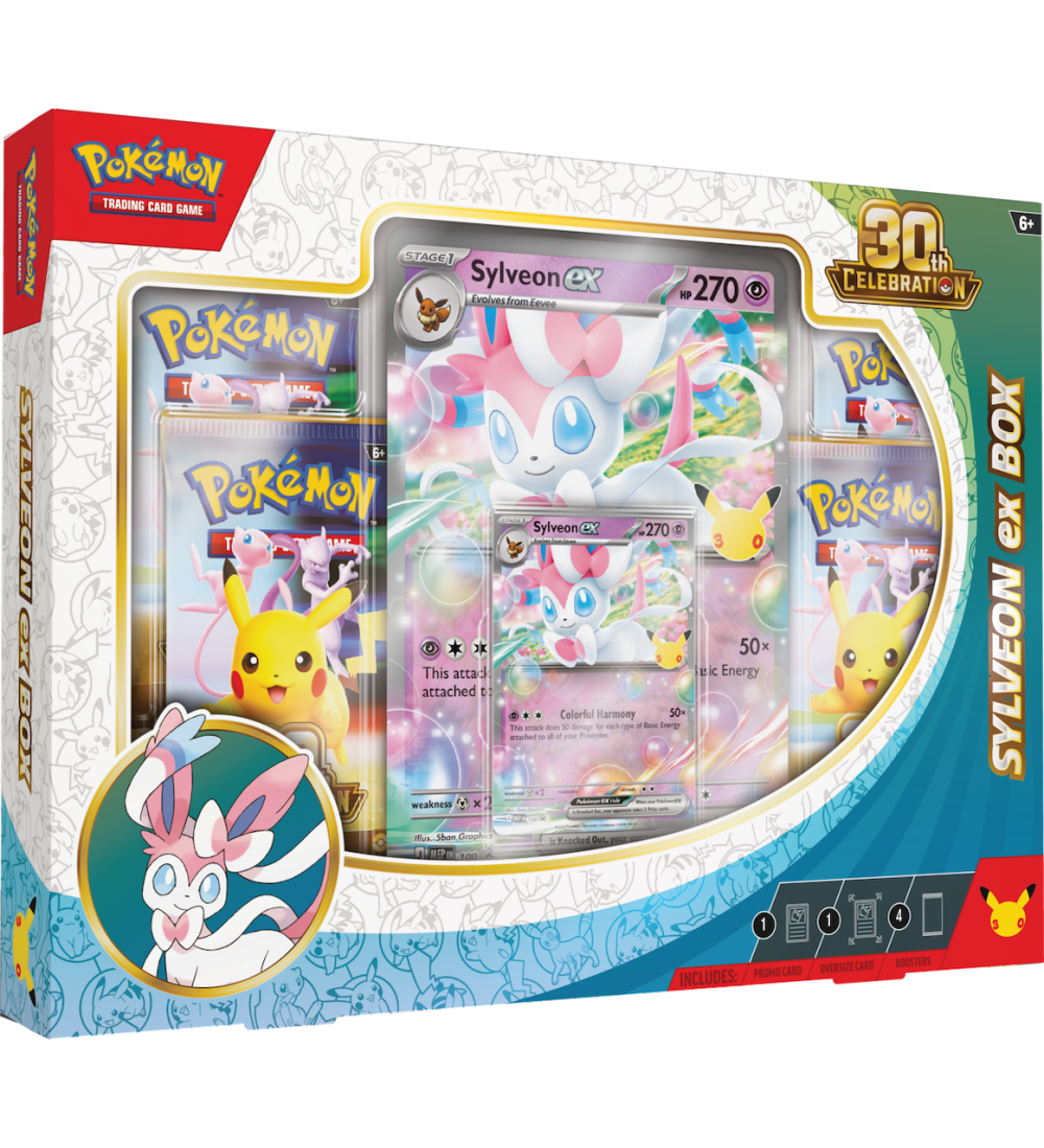 Pokémon TCG: 30th Celebration - Ex Box Sylveon ex (EN)