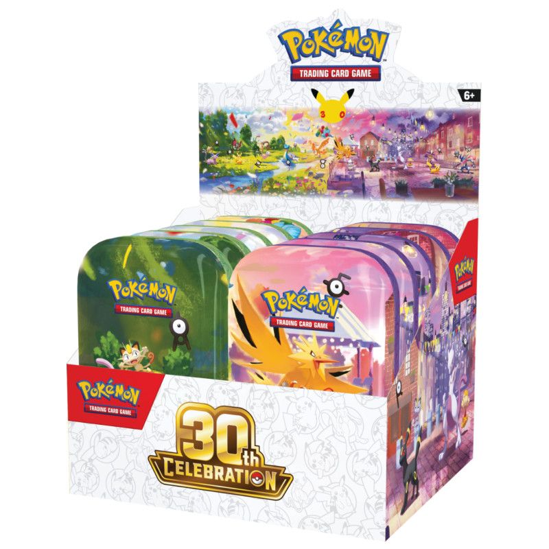 Pokémon TCG: 30th Celebration - Mini Tin - MIX Display (10)
