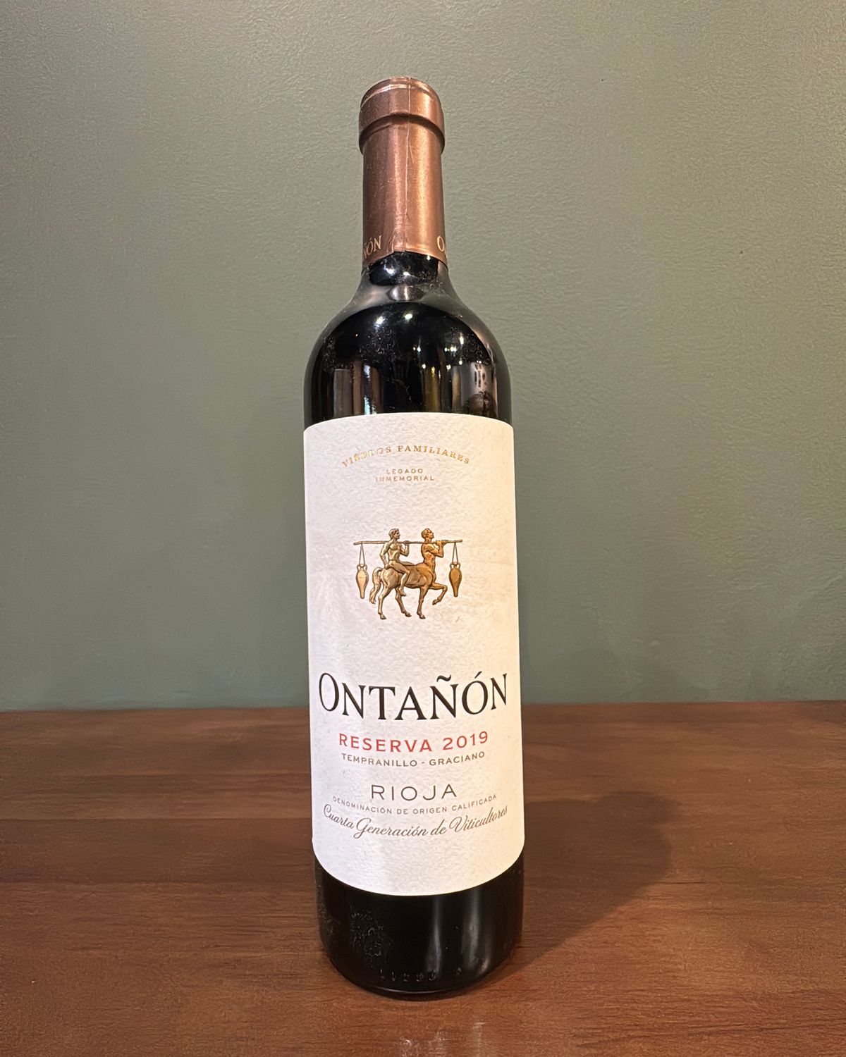 2019 Ontanon Riserva