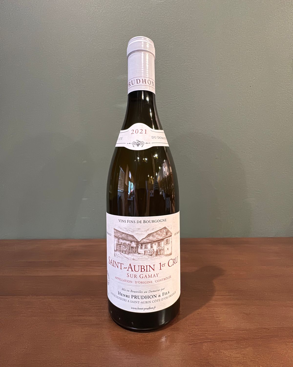 2021 Henri Prudhon Saint Aubin 1er Cru 'Sur Gamay'