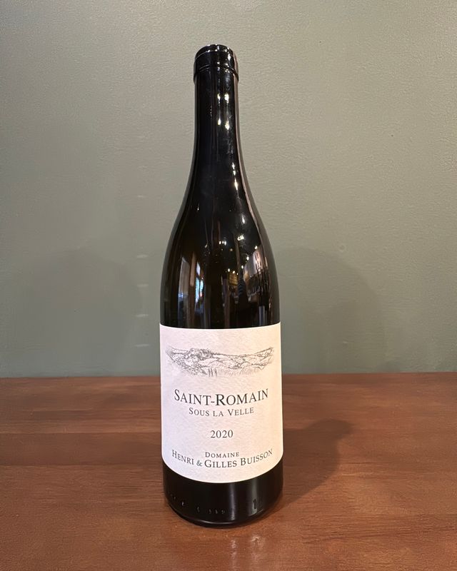 2020 Saint Romain Blanc 'Sous la Velle'