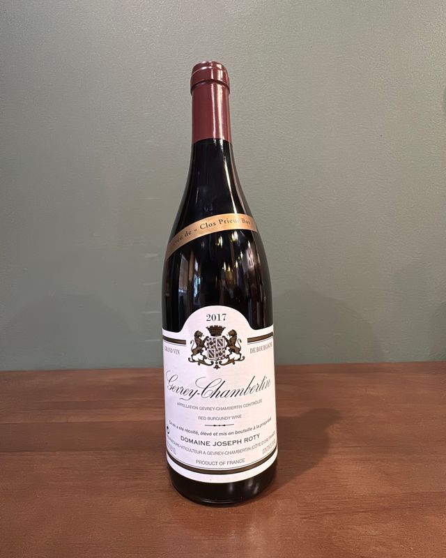 2017 Joseph Roty Gevrey-Chambertin Rouge 'Clos Prieur Bas'