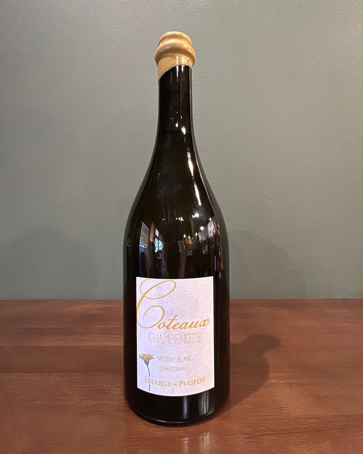 2018 Champagne Lelarge-Pugeot Coteaux Champenois Vrigny Blanc Chardonnay