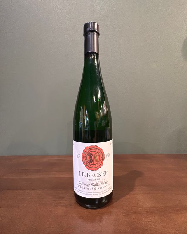 2021 J.B Becker Wallufer Walkenberg Riesling Spatlese