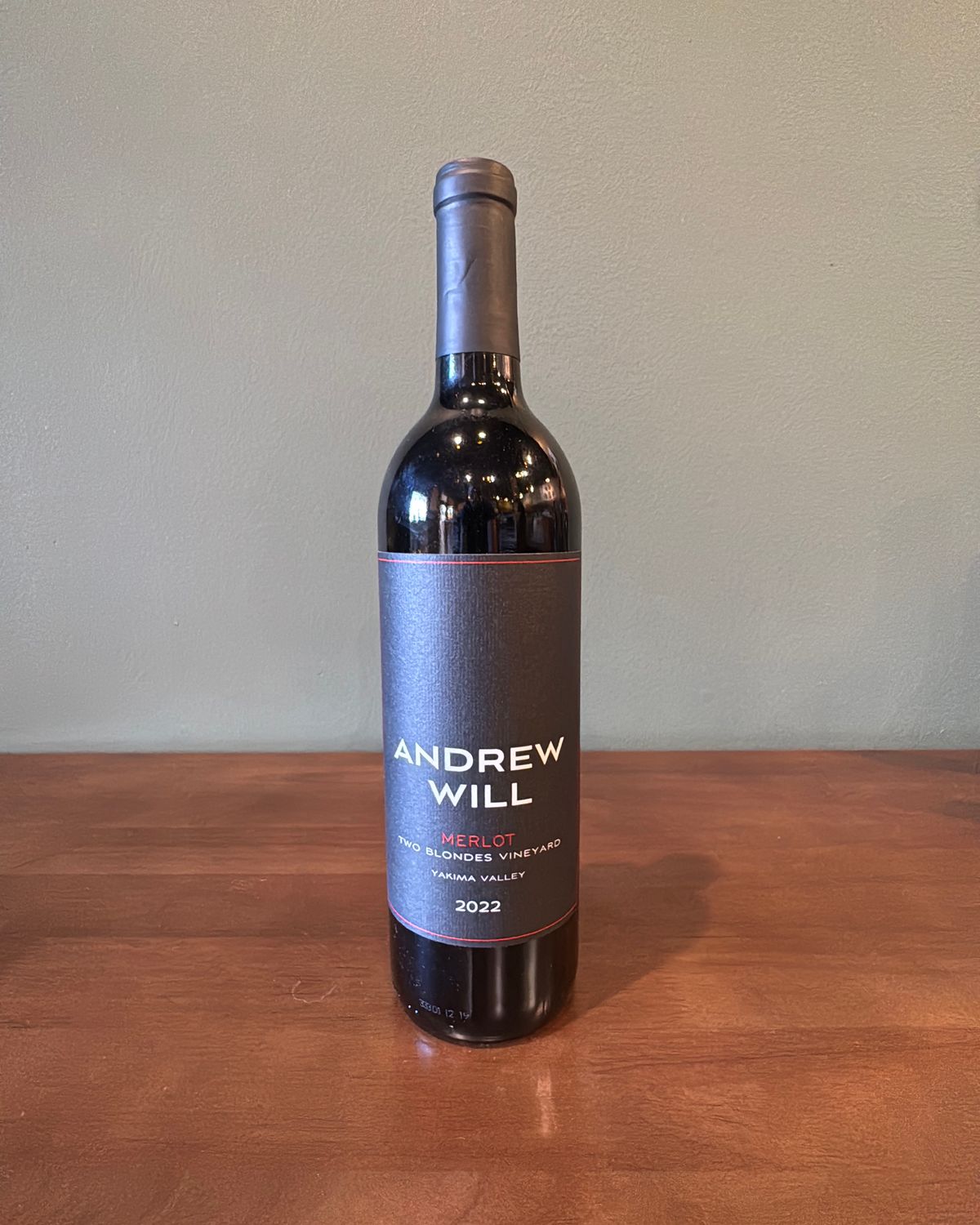 2022 Andrew Will 'Two Blondes' Merlot