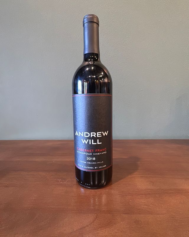 2018 Andrew Will 'Champoux Vineyard' Cabernet Franc