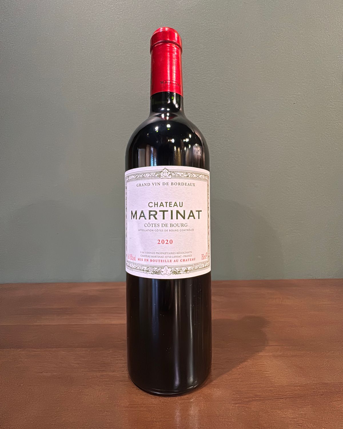 2020 Chateau Martinat Cotes de Bourg Rouge