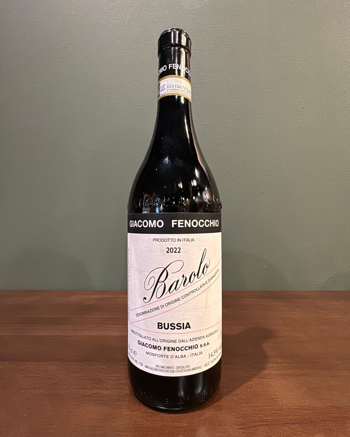 2022 Giacomo Fenocchio Barolo Bussia
