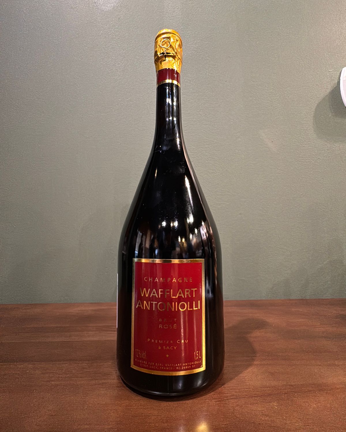 Wafflart-Antoniolli Premier 1er Cru Champagne Brut Rose Sacy Magnum