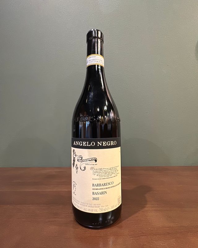 2022 Angelo Negro Barbaresco Basarin