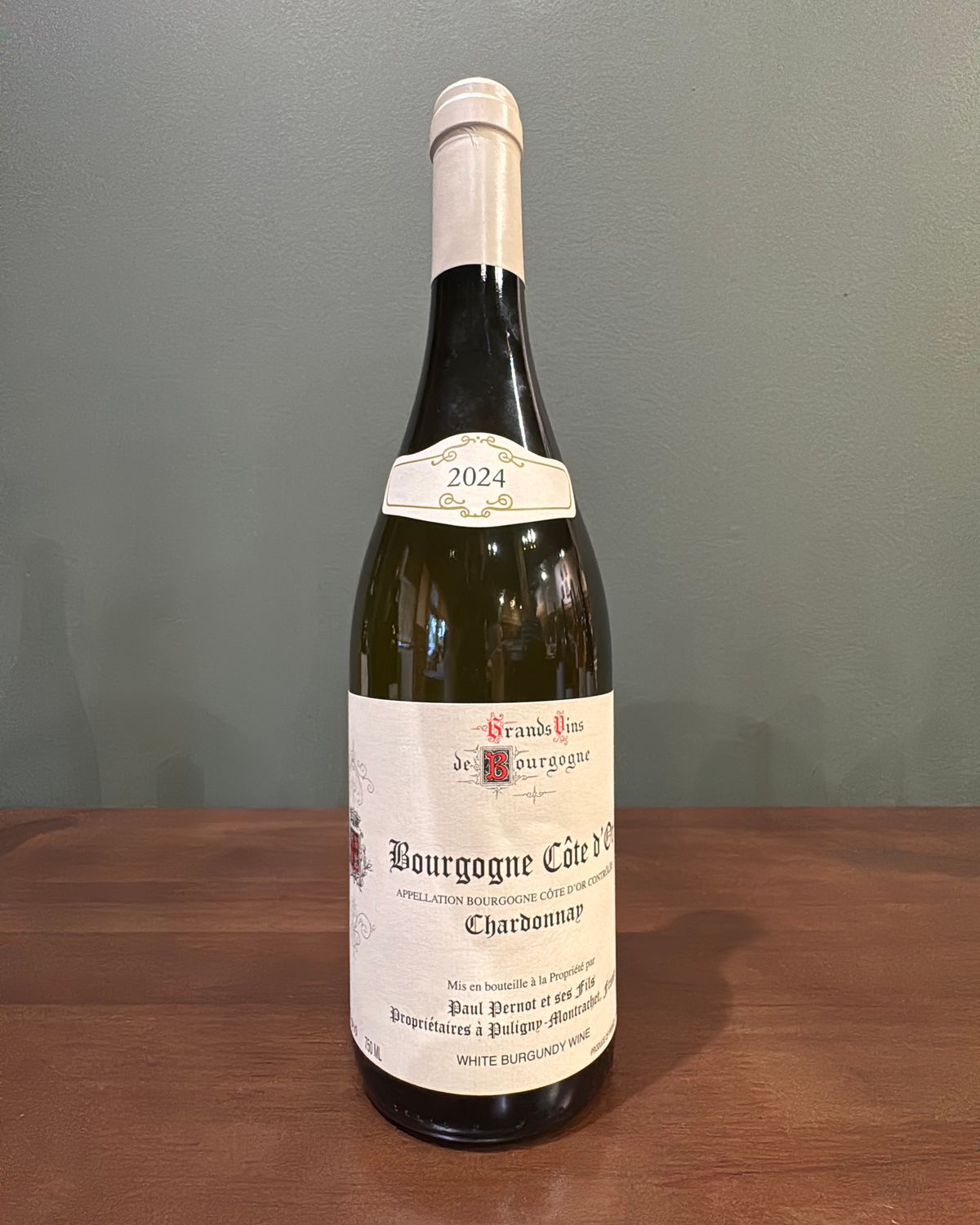 2024 Paul Pernot Bourgogne Cote d'Or Blanc