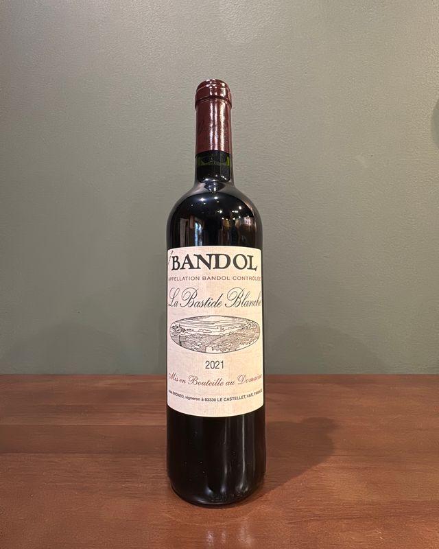 2021 La Bastide Blanche Bandol Rouge