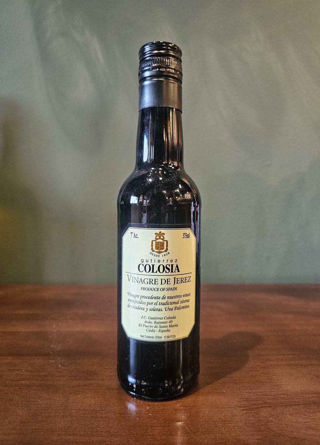 Bodega Guitierrez Colosia Vinagre de Jerez
