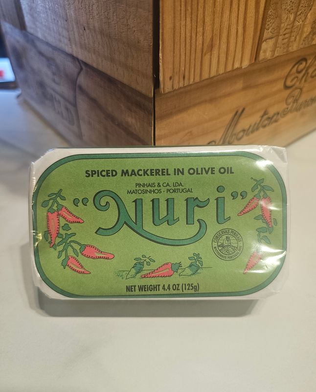 Conservas Pinhais Nuri Spiced Mackerel in Oil