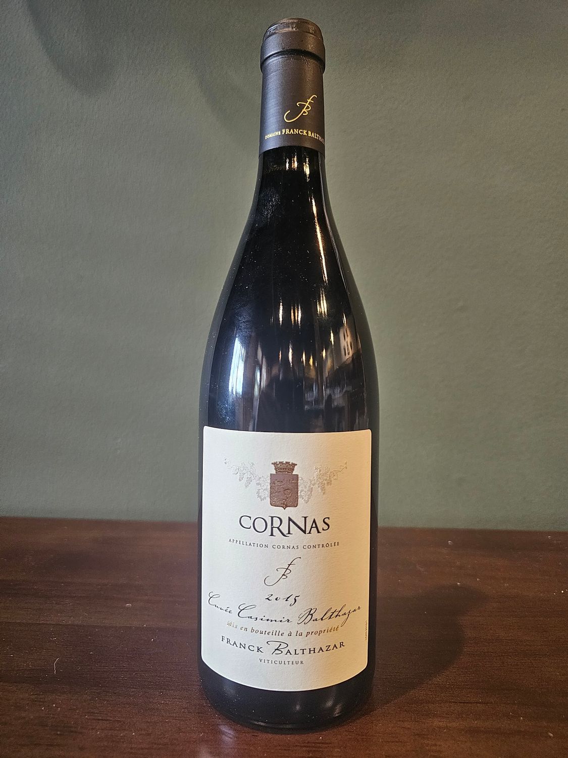 2015 Franck Balthazar Cornas Cuvee Casimir Balthazzar