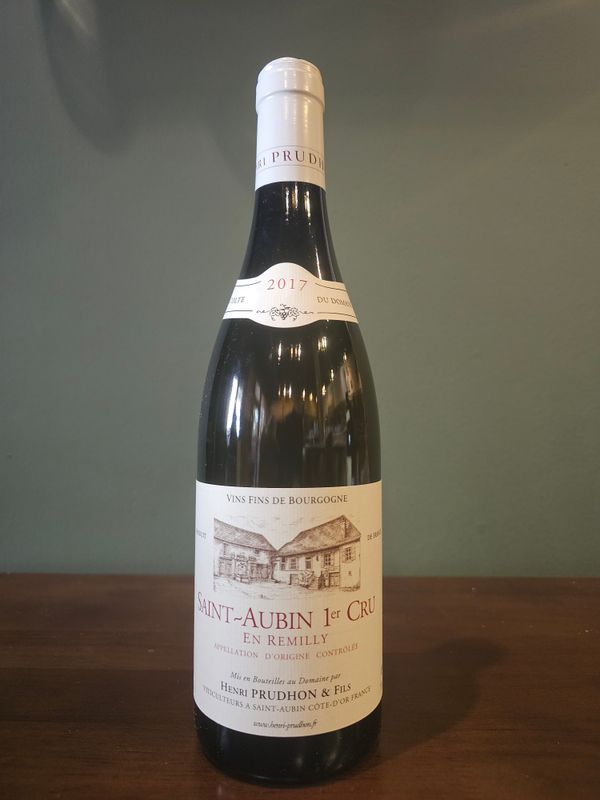 2017 Henri Prudhon &amp; Fils Saint-Aubin Premier 1er Cru En Remilly