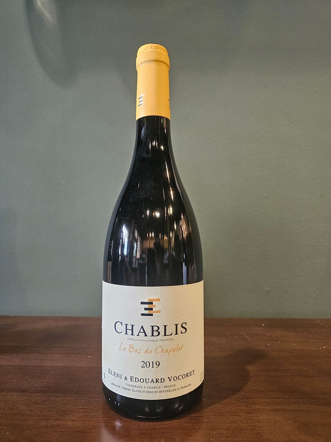 2019 Eleni &amp; Edouard Vocoret Chablis Le Bas de Chapelot