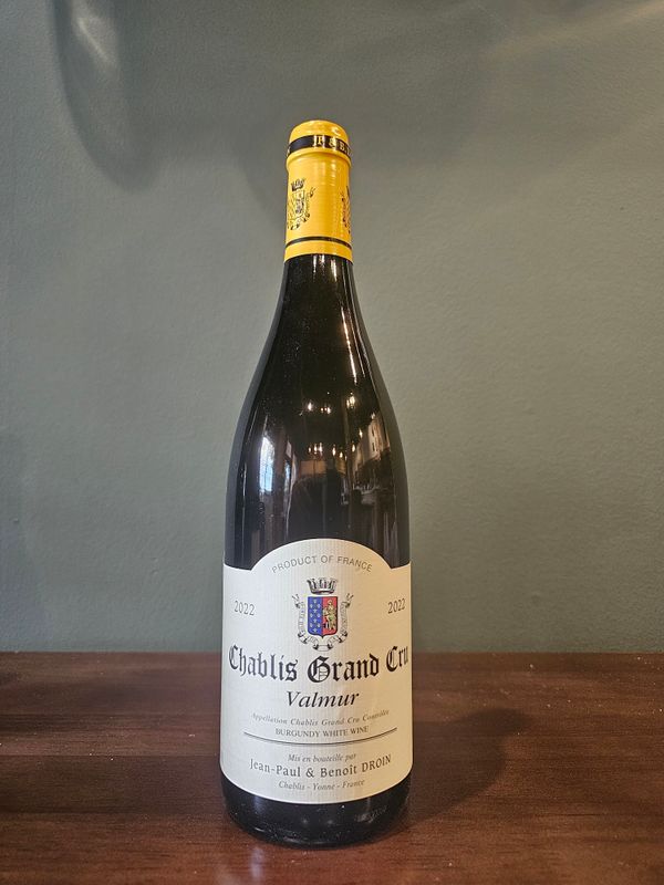 2022 Jean-Paul &amp; Benoit Droin Chablis Grand Cru  Valmur