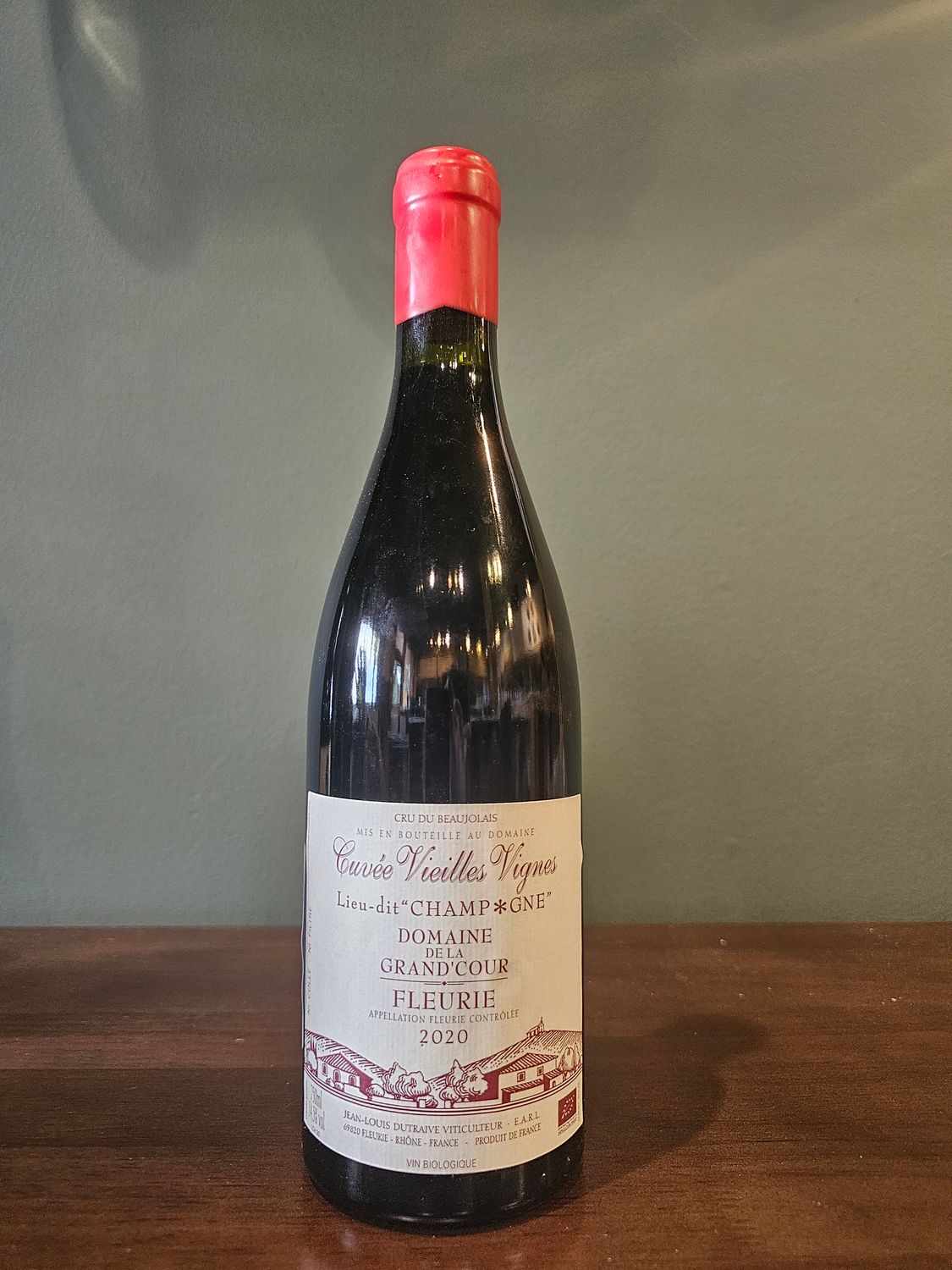 2020 Jean-Louis Dutraive Fleurie Lieu-dit "Champ*gne" Domaine de la Grand 'Cour