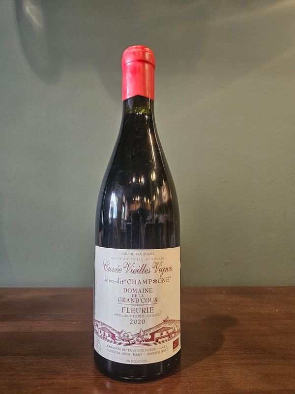 2020 Jean-Louis Dutraive Fleurie Lieu-dit "Champ*gne" Domaine de la Grand 'Cour