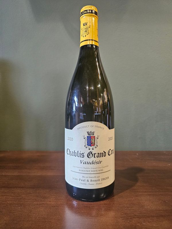 2020 Jean-Paul &amp; Benoit Droin Chablis Grand Cru 'Vaudesir'