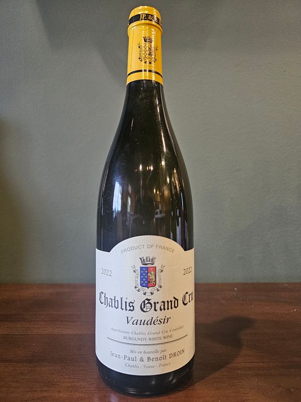 2022 Jean-Paul &amp; Benoir Droin Chablis Grand Cru 'Vaudesir'