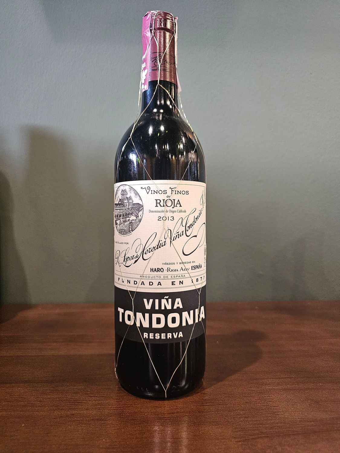 2013 Lopez de Heredia Vina Tondonia Reserva Tinto