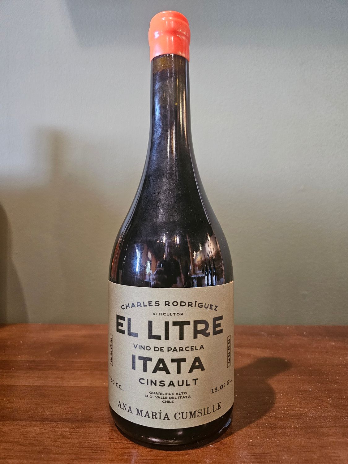 2023 Ana Maria Cumsille El Litre Vino de Parcela Itata Cinsault